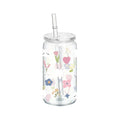 Axyaa Cherry Bow Plastic Cup with Straw Lid: Reusable, 16oz Cute Holiday Drinkware