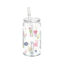 Axyaa Cherry Bow Plastic Cup with Straw Lid: Reusable, 16oz Cute Holiday Drinkware