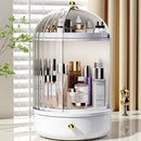 Axyaa 360° Rotating Makeup Organizer Large Capacity Cosmetics Storage Vanity Shelf