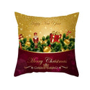Axyaa Festive Christmas Pillow Case for Sofa Decor Merry Xmas Cushion Cover