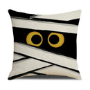 Axyaa Halloween Ghost Face Pillow Cover for Home Decor