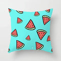 Axyaa Cartoon Watermelon Banana Print Seat Cushion Cover