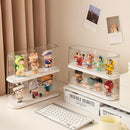 Axyaa Acrylic Showcase Action Figures Display Case Mini Toy Storage Cabinet