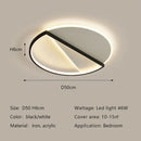Axyaa Modern Semicircle LED Ceiling Lamp for Home Decor and Lighting