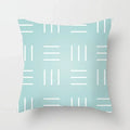 Modern Geometry Print Pillow Case for Home Decor by Axyaa - Mint Green Pillow Cover