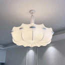 Axyaa Nordic Silk Chandelier: Modern Wabi Sabi Ceiling Light for Home Decor