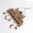 Wooden Craft Hanging Ornament for Eid al-Adha Home Decor by Axyaa