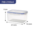 Axyaa Fresh-keeping Food Storage Box, Thick Refrigerator Container, Leak-proof Kitchen Grain Box
