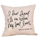 Axyaa Linen Pillow Cover 45X45CM - Decorative Cushion for Home Sofa