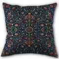 Axyaa Peach Leather Velvet Pillow Case Set - William Morris Design