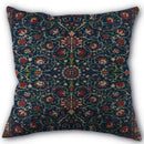 Axyaa Peach Leather Velvet Pillow Case Set - William Morris Design
