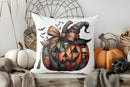 Axyaa Halloween Trick or Treat Pillow Cover for Sofa, Bedroom, Car - Cushion Cover