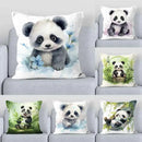 Axyaa Cartoon Panda Sofa Cushion Cover - Luxury Home Decor