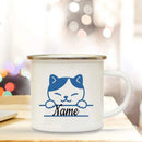 Enamel Dog Mom Custom Mug - Axyaa Dog Lovers Tea Cup Best Gift