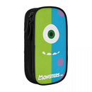 Axyaa Monster Mike & Sullivan Double Layer Pencil Case - Large Capacity Kids School Supplies and Birthday Gift
