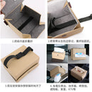 Axya Leather Tissue Box Drawer Organizer - Foldable & Portable Storage Box