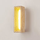Axyaa Yellow Stone LED Wall Lamps - Modern Wabi Sabi Decor for Living Room