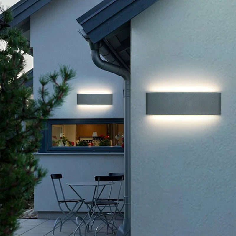 Axyaa Waterproof LED Wall Sconce Outdoor Up Down Light AC90-260V