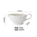 Axyaa Ceramic Gravy Boat Set Seasoning Tool Restaurant Milk Jug Steak Sauce Pot