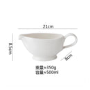 Axyaa Ceramic Gravy Boat Set Seasoning Tool Restaurant Milk Jug Steak Sauce Pot