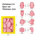 Axyaa Biscuit Mold Set for Xmas Party Decor & Baking Gadgets
