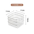 Axyaa Stainless Steel Kitchen Organizer Drain Basket Fruit Vegetable Drainer