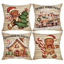 Axyaa Christmas Train Cabin Pillowcase: Festive Home Decor & Gift