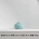 Axyaa Ceramic Base Ins Japanese Home Living Room Vase White Pink Purple Blue