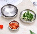 Axya Stainless Steel Seasoning Side Dish Plate Tray Bowl