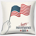 Axyaa LOVE USA Square Pillowcase for Home Decor