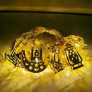 Axyaa Moon Star LED String Lights Eid Ramadan Home Decoration Party Supplies