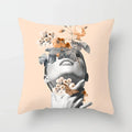 Rose Flora Pattern Pillow Case by Axyaa - Decorative Cushion Covers