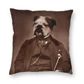 Axyaa Cute English Bulldog Floor Pillowcase for Home Decor