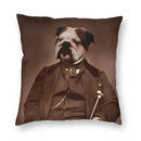 Axyaa Cute English Bulldog Floor Pillowcase for Home Decor