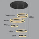Axyaa Modern Luxury Home Staircase Pendant Lights Living Room Indoor Lighting