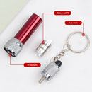 Axya LED Mini Keychain Light Super Bright Pocket Torch