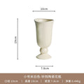Axyaa Tall Bell Ceramic Vase Desktop Ornament Living Room Dining Table Flower Arrangement