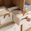 Axyaa Foldable Clothes Storage Organizer for Jeans, Sweaters, and T-shirts