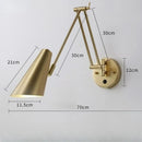 Axyaa Modern Single Arm LED Wall Lamp for Bedroom Study Room Decor