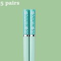Axyaa Non-Slip Sushi Chopsticks Set for Home and Restaurant