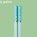 Axyaa Non-Slip Sushi Chopsticks Set for Home and Restaurant