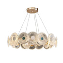 Axyaa Nordic Glass LED Pendant Light for Modern Luxury Living Room, Restaurant & Bedroom