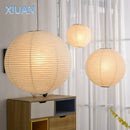 Axyaa Japanese Style LED Paper Pendant Lamps for Home and Restaurant Decor