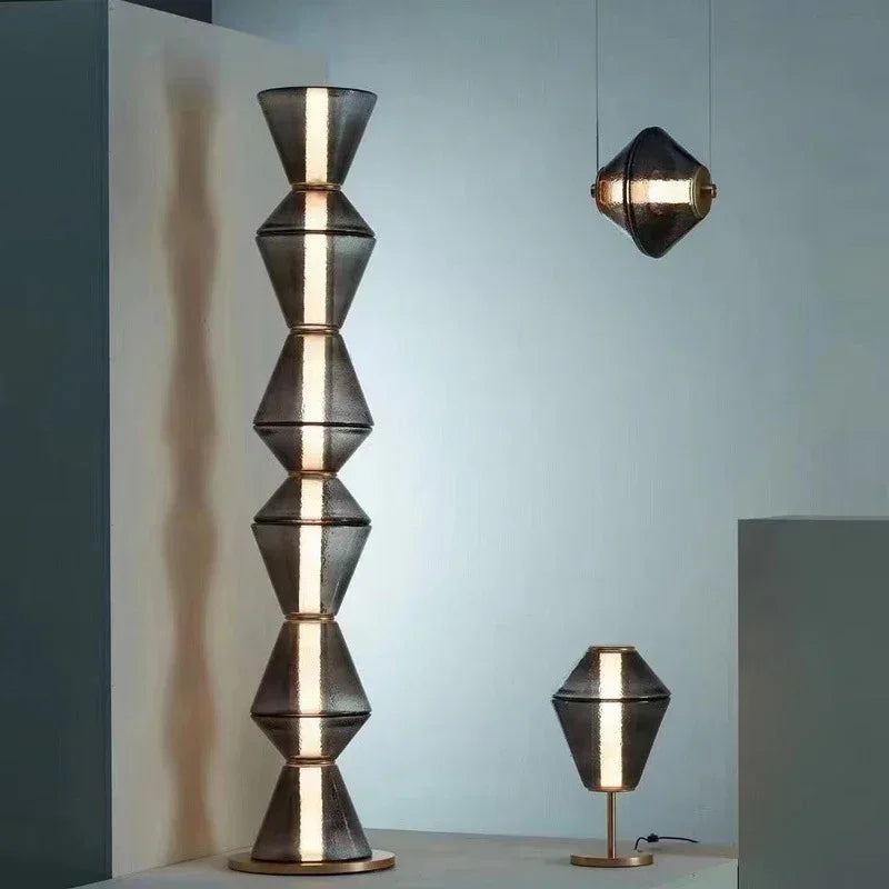 Axyaa Nordic LED Floor Lamp for Modern Living Room & Bedroom