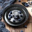 Axya Metal Lace Plate: Retro Bread Tray for Table & Home Decoration