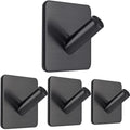 Axyaa Stainless Steel Adhesive Towel Hooks | Heavy Duty Waterproof Storage Holder
