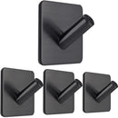 Axyaa Stainless Steel Adhesive Towel Hooks | Heavy Duty Waterproof Storage Holder