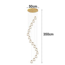 Axyaa Crystal Chandelier Ceiling Light Luxury Modern Pendant Lamp Living Room Bedroom Lighting