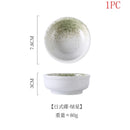 Axyaa Ceramic Side Dishes Set, Round Plates for Seasoning, Snacks & More