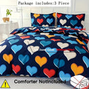 Axyaa Cute Heart Kids Bedding Set - Soft & Cozy Valentine's Day Gift